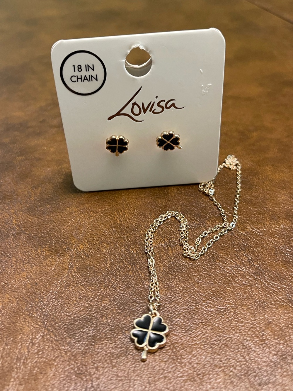 LOVISA spades jewelry set